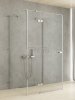NEW TRENDY Kabina prysznicowa Reflexa, przyścienna 80x90x200 Lewa EXK-5191
